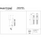 Настенный светодиодный светильник Maytoni Verticale 9 Вт 3000 K черный MOD308WL-L9BL3K