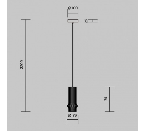 Подвесной светильник Maytoni Pilastro MOD430PL-L5W3K1