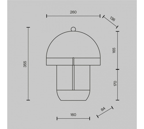 Настольная лампа декоративная Maytoni Hope MOD479TL-L14W3K