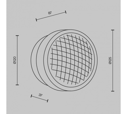 Накладной светильник Maytoni Olo MOD493WL-L6PTK
