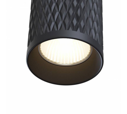 Подвесной светильник Maytoni Focus Design 1 лампа черный P038PL-01B