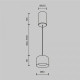 Подвесной светильник Maytoni Comfy P113-L12-3K-W