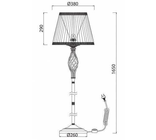 Торшер Maytoni Grace RC247-FL-01-R