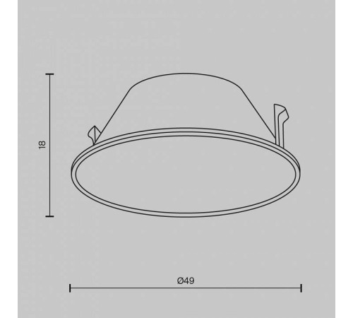 Кольцо декоративное Maytoni Wise Ring057-7-MG