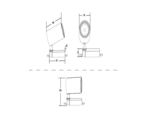 Трековый светильник Maytoni Vuoro 6 Вт 4000 K черный TR003-1-6W4K-B