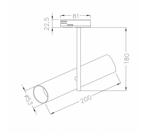Светильник на штанге Maytoni Elti TR005-1-GU10-B