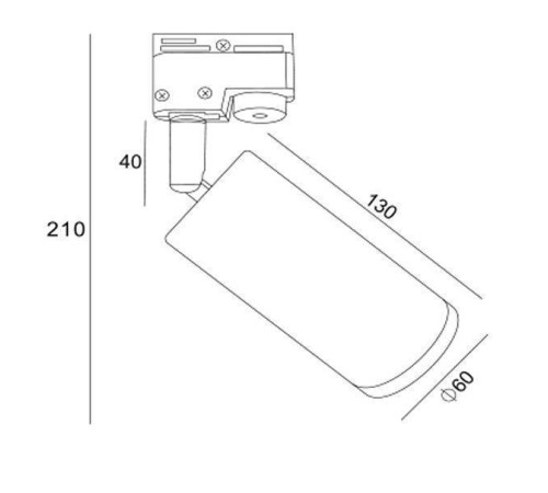 Светильник на штанге Maytoni Focus Design TR011-1-GU10-G