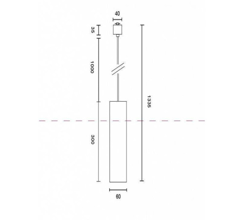 Подвесной светильник Maytoni Focus TR025-1-GU10-W