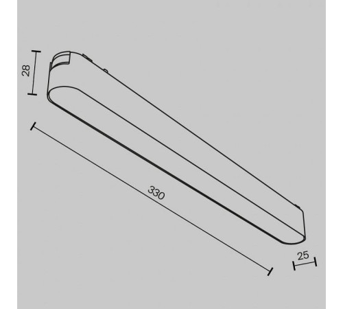 Накладной светильник Maytoni Basis TR080-1-18W4K-W