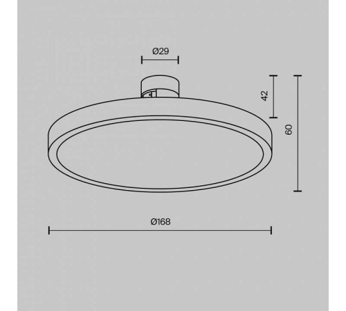 Накладной светильник Maytoni Plato TR153-1-10W3K-BS