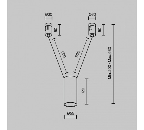 Подвесной светильник Focus Led TR157-1-12W3K-PT