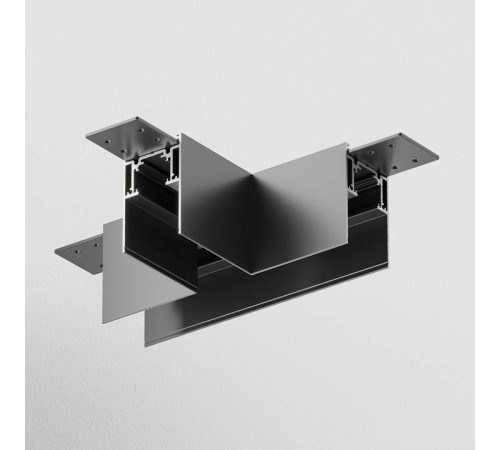 Соединитель T-образный для треков накладных Maytoni Accessories for tracks Gravity TRA010CT-41B