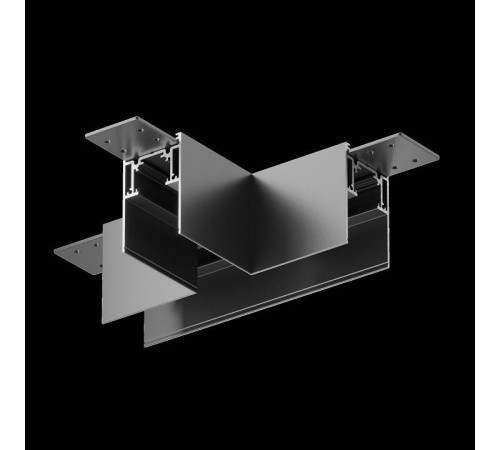 Соединитель T-образный для треков накладных Maytoni Accessories for tracks Gravity TRA010CT-41B