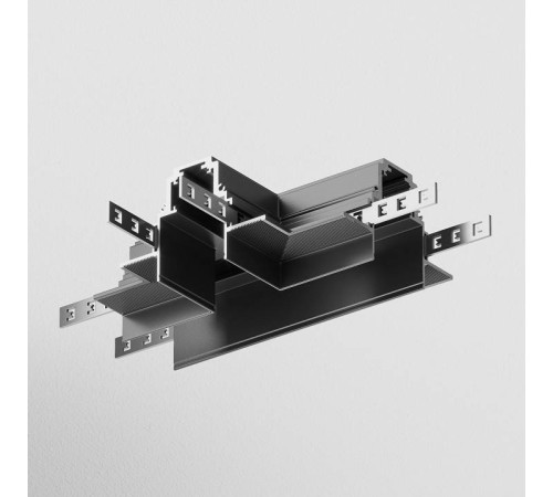 Соединитель T-образный для треков накладных Maytoni Accessories for tracks Gravity TRA010CT-42B