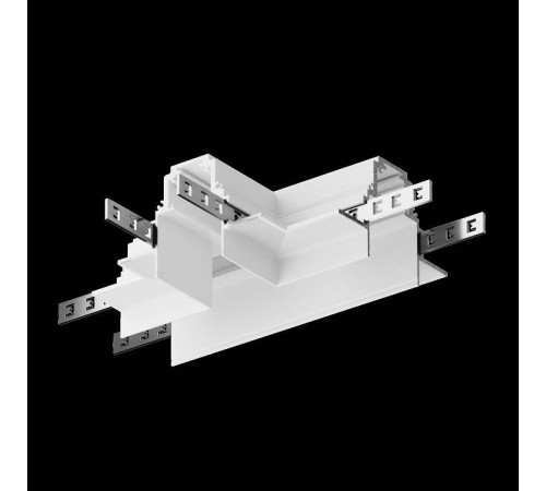 Соединитель T-образный для треков накладных Maytoni Accessories for tracks Gravity TRA010CT-42W