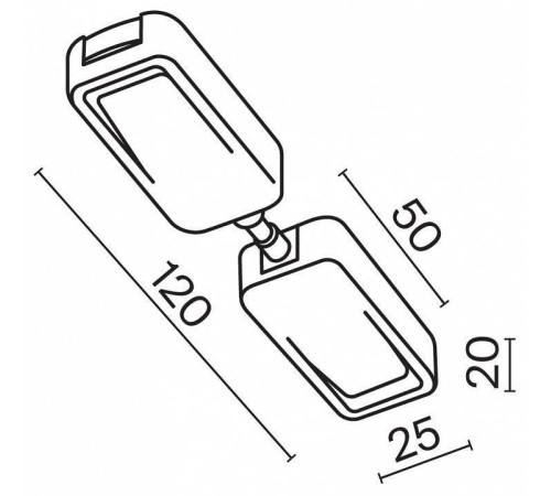 Соединитель гибкий для треков Maytoni Accessories for tracks Radity TRA084C-W-12