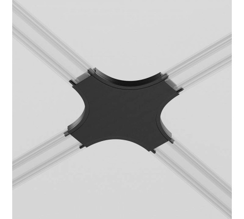 Соединитель X-образный для треков накладных Maytoni Accessories for tracks Radity TRA084CX-11B
