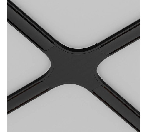 Соединитель X-образный для треков накладных Maytoni Accessories for tracks Radity TRA084CX-11B