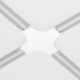 Соединитель X-образный для треков накладных Maytoni Accessories for tracks Radity TRA084CX-11W