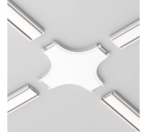 Соединитель X-образный для треков накладных Maytoni Accessories for tracks Radity TRA084CX-11W