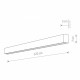 Светильник накладной Nowodvorski Straight Wall LED L 7566