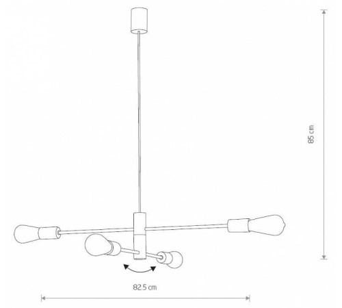 Подвесная люстра Nowodvorski Rotor 7935