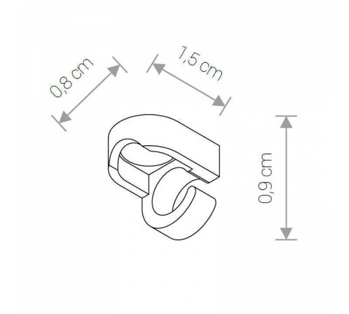 Крепление троса к потолку Nowodvorski Cameleon Mounting B WH 8394