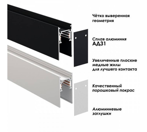 Трек накладной Novotech Flum 135154