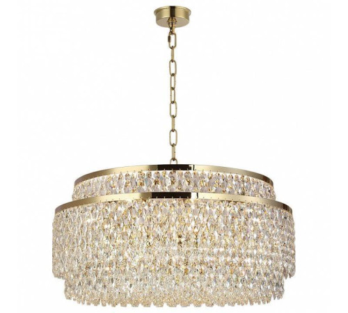 Подвесная люстра Newport TIFFANY 8530/80 C gold polished