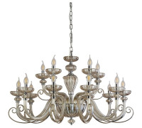 Подвесная люстра Newport ANNETTE 8620+5/C chrome cognac
