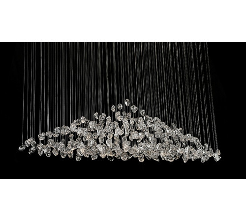 Подвесная люстра Newport VERONA 8230/140 С oval white clear