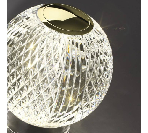 Настольная лампа декоративная Odeon Light Crystal 5008/2TL