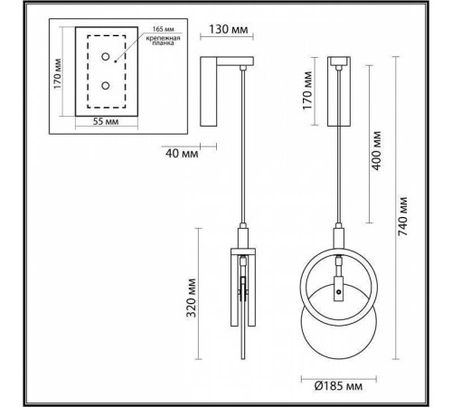 Бра Odeon Light Mercury 5422/17WL