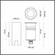 Встраиваемый в дорогу светильник Odeon Light Ingro 6660/1GL3