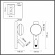 Бра с подсветкой Odeon Light Albergo 7048/5WL