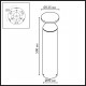 Наземный низкий светильник Odeon Light NATURE 7119/12GL