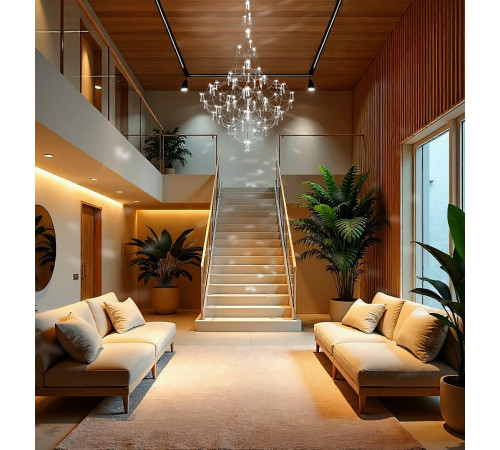 Подвесная люстра O-LUCE Alla Crystal 1095311-0