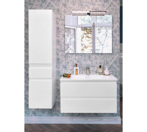 Шкаф-пенал подвесной Jacob Delafon MADELEINE 35 см петли слева белый блестящий EB2069G-J5