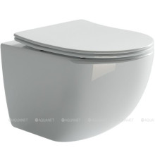 Унитаз подвесной Ceramica Nova Forma с тонким сиденьем 485х320х365 мм CN3009