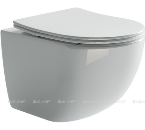 Унитаз подвесной Ceramica Nova Forma с тонким сиденьем 485х320х365 мм CN3009