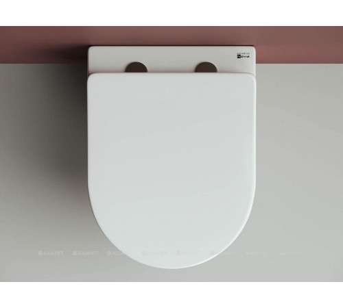 Унитаз подвесной Ceramica Nova Forma с тонким сиденьем 485х320х365 мм CN3009