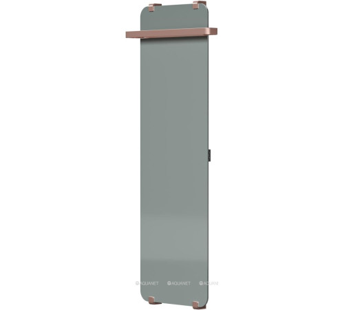 Полотенцесушитель Allen Brau INFINITY 1400х440 мм зеркало с рейлингом 2.0 и креплением медь браш 00325653