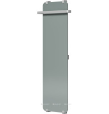 Полотенцесушитель Allen Brau INFINITY 1400х440 мм зеркало с рейлингом 2.0 и креплением серебро браш 00325646