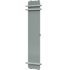 Полотенцесушитель Allen Brau INFINITY 1800х440 мм зеркало с рейлингом 2.0 и креплением серебро браш 00325648