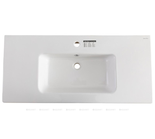 Раковина накладная Allen Brau FANTASY Flat 1015x465 мм с переливом белая 4.11014.20