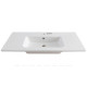 Раковина накладная Allen Brau FANTASY Flat 1015x465 мм с переливом белая 4.11014.20