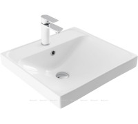 Комплект 1 Раковина керамическая накладная Aquanet Flash 505x465x195 мм 00333265
