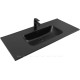 Раковина-столешница Aquanet Flat 100 черный матовый 00329257