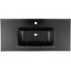 Раковина-столешница Aquanet Flat 100 черный матовый 00329257