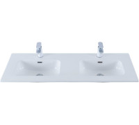 Комплект 1 Раковина-столешница Aquanet Flat 120 двойная 00254367